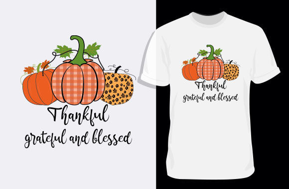 Autumn Thankful Grateful and Blessed Tee Review