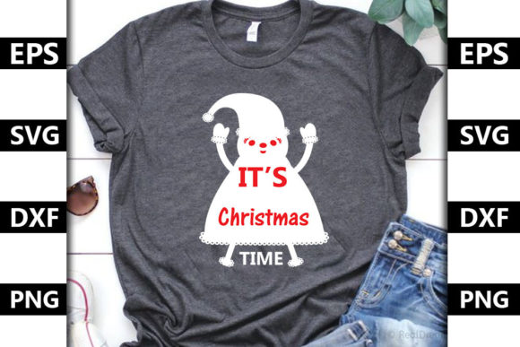 Christmas Quote SVG Design, It’s Christm