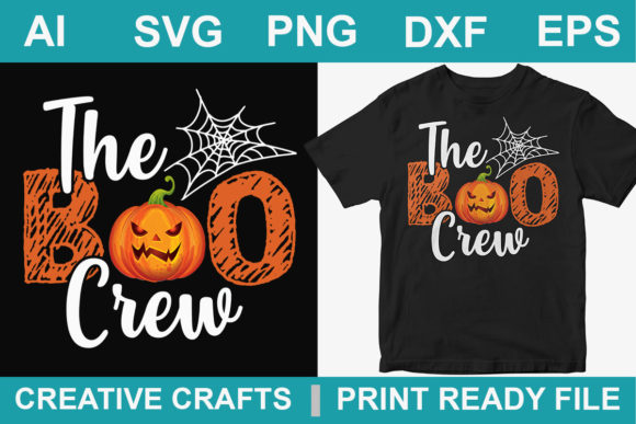 Halloween T-Shirt Design Boo Crew Review for Real Projects