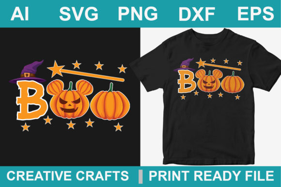 Halloween T-Shirt Design Boo Review for Real Projects
